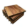 DIY Easy Installation 300x300 mm Acacia Wood Garden Decking