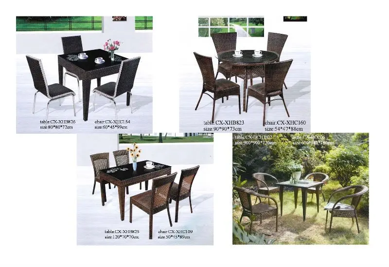 Pe Rattan Furniture Rattan Dining Table And Chair Buy Dining Table
