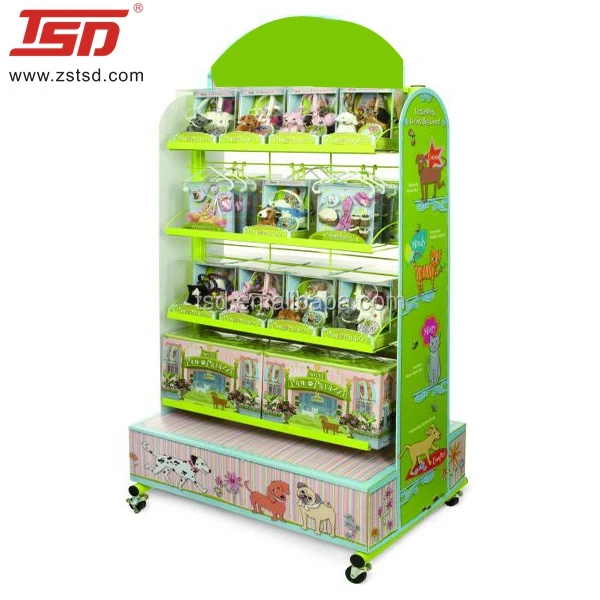 Tsdc308 Cardboard Plush Toy Display Stand/ Carton Plastic Toy Display