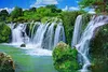 Beautiful Scenery Waterfall Landscape Wall Art Picture