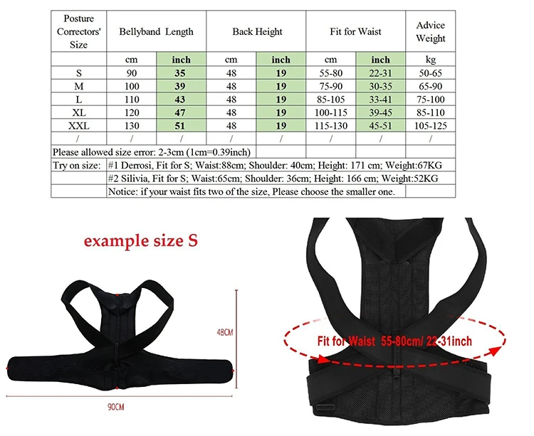 Amazon Upper Back Support Vest to Correct Posture Adjustable Back Posture Corrector