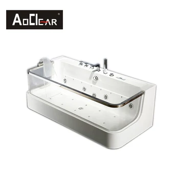 European Style Hydromassage Corner Bathtub Parts Portable ...