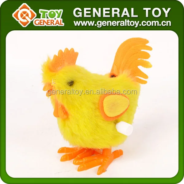 small plastic toy chickens