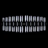 Nadeco super clear 500pcs/box Essential Nails, full cover oval shape middle length nail art tips
