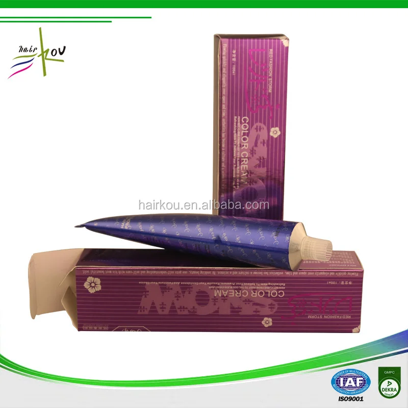 Anti Allergic Violet Hair Color Professional Hair Color Brands