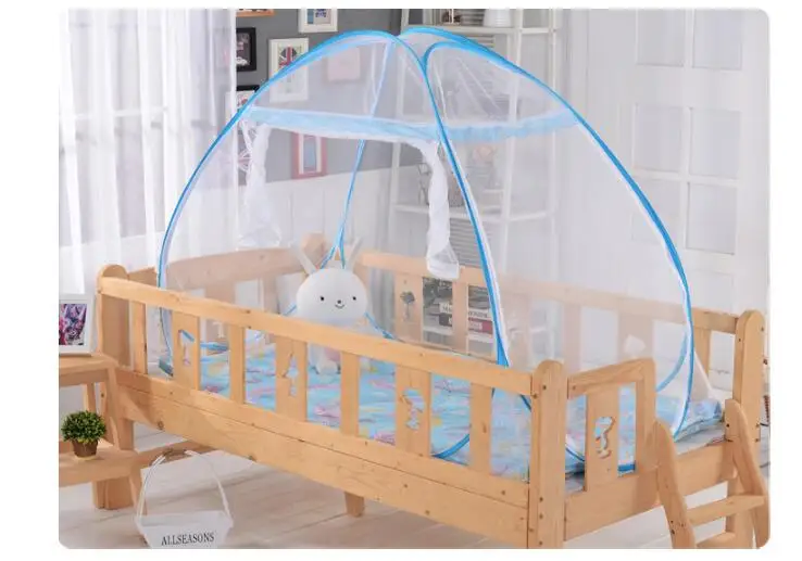 Mosquito Net Baby Crib Tent Safety Net Pop Up Canopy Cover Never