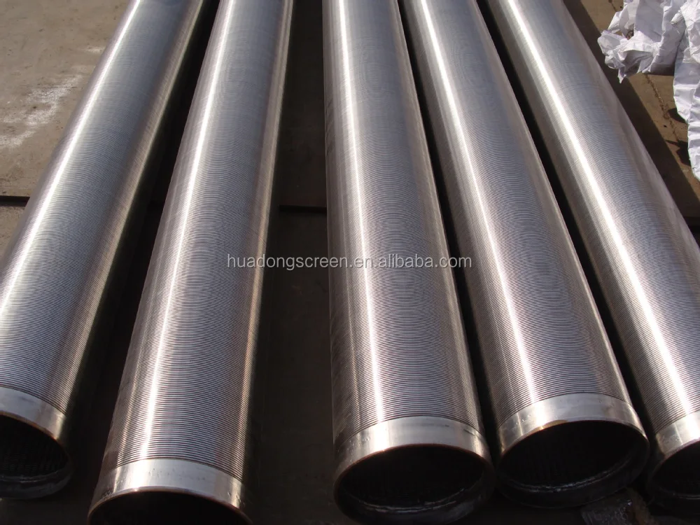 product-599-520 10 Inch 0.5mm Slot Stainless Steel 316 Johnson Strainer Screen Filter For Drilling Well