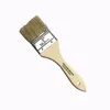1 Inch 2 Inch 3 Inch 4 Inch White Bristle brushes with smooth sanded wood handles and tin ferrules