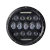 75W LED Car Lights Round Shape Cool White LED Work Lights Spot Beam 25 LEDS Offboard Boat Car Lights 12-24V