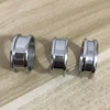 Factory Direct Wholesale Wood Crafts Jewelry Blank 2 Pieces Titanium Ring Core with Screw for Inlay