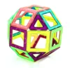 54 Piece Set Magnet Building Tiles Clear Magnetic 3D Building Blocks Construction Playboards Creativity be