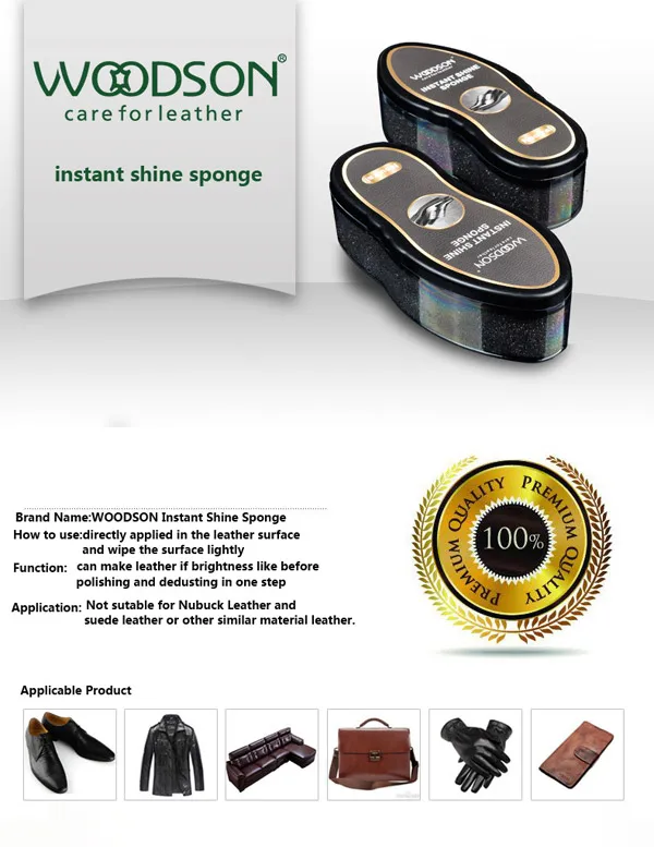 quick shine shoe sponge