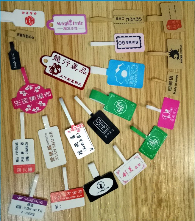 High Quality White Paper Price Label Sticker Selfadhesive Jewelry Tag