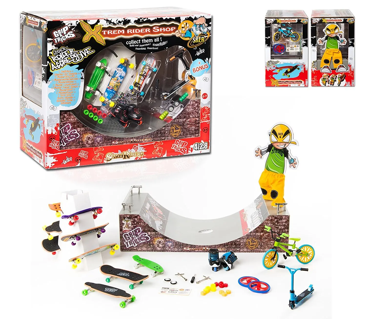 grips & tricks finger scooter stunt pack 1