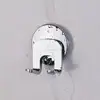 Bathroom Magic Vacuum Suction Plastic chromed removable Double Coat Hook