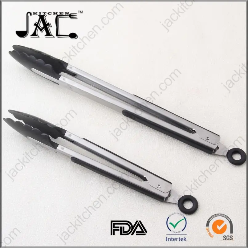 Kitchen Accessories Stainless Steel Slotted Tong