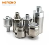 Sintered flame arrestors/Combustible gas leak detector - probe metal detector threaded protection cap