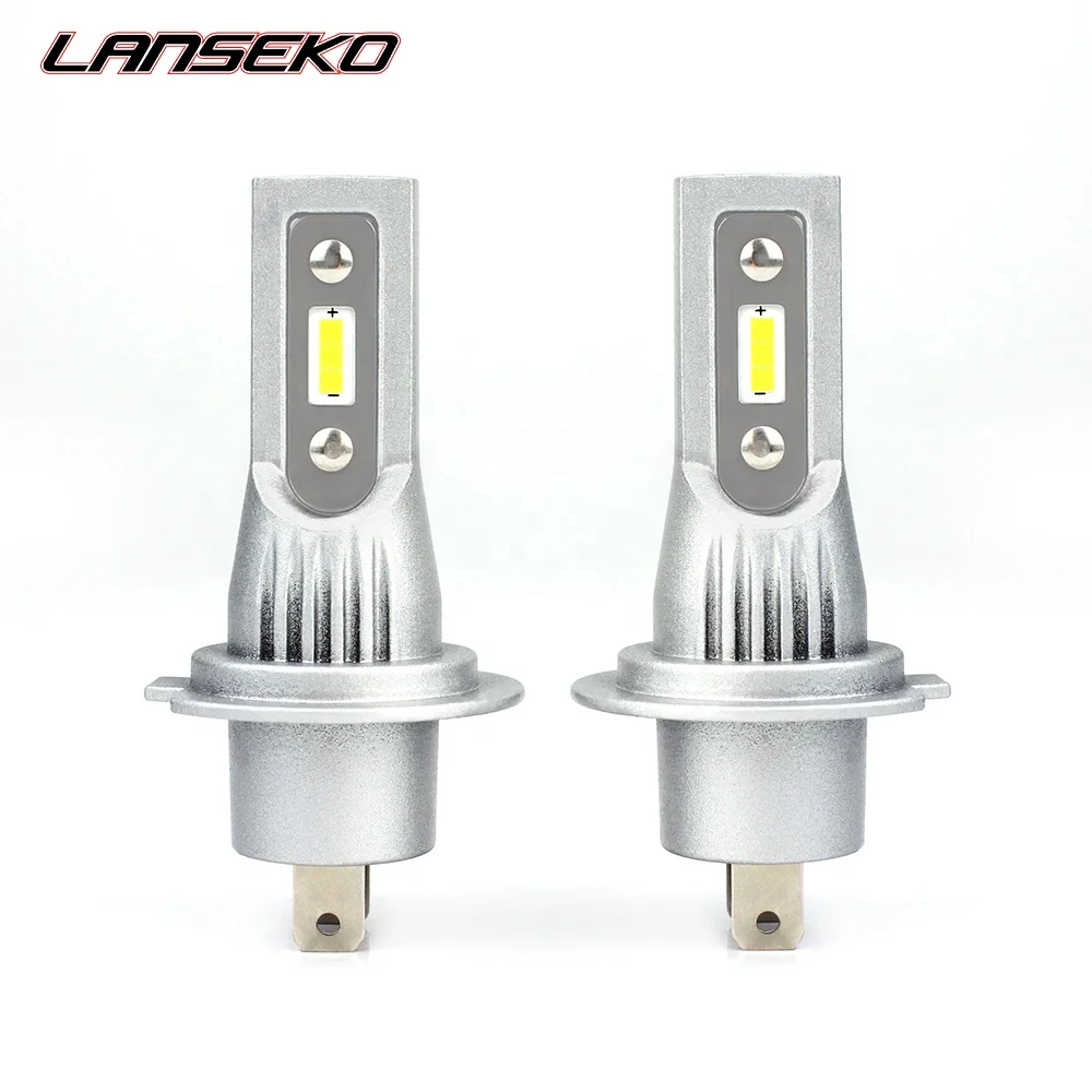 auto lighting system super small design fanless led h7 headlight