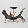 Hot Sale Personalized Handmade Resin Antler Candlestick