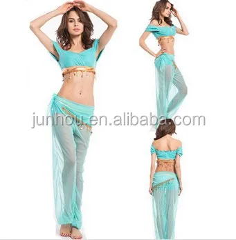 halloween junhou adult carnival princess jasmine costume