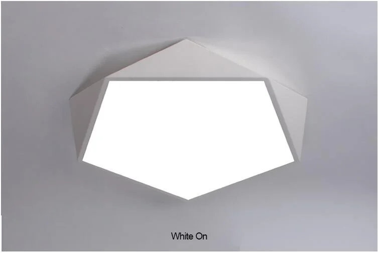 Conduziu a Iluminação da Lâmpada do Teto para Sala de Estar Criativo Geométrico Arte Estudo Varanda Corredor Iluminação Teto 17 lâmpada do teto para sala de estar