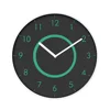 wall clock models green color pretty moved dial wall clock with good quality movement China made