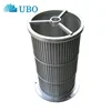 Stainless steel wedge wire wrapped screen rotary drum filter swimming pool filter