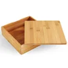 Pan Christmas sale luxury custom logo wooden bamboo handmade gift box with lid