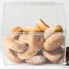 Tabletop Classic Acrylic Slant Front Acrylic Food Bin Plastic Bread Box