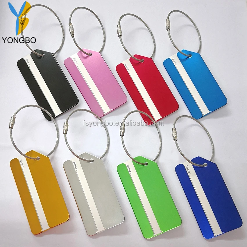 Professional Metal Luggage Tags for travel can customized