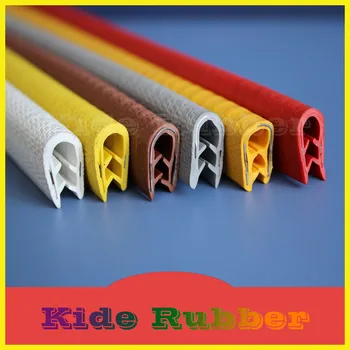 Manufacturer Price Flexible U Shaped Plastic Rubber  Edge  