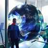 High performance simple operation LED signage of spherical surface With Promotional Price
