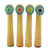 Biodegradable Bamboo electric Toothbrush Heads for Oral Brush with bamboo bristle