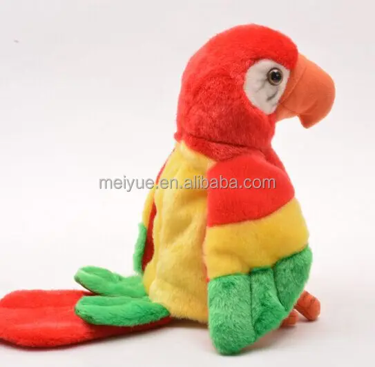 parrot soft toy