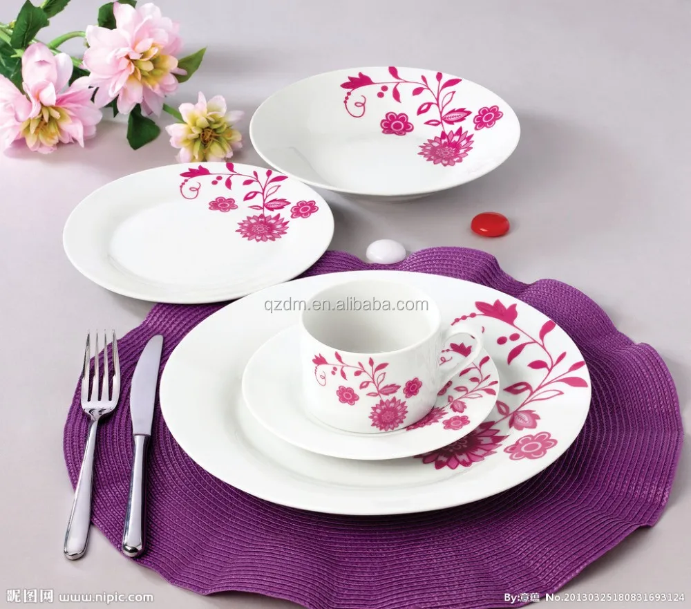 Western Style 20pcs Melamine dinnerware sets