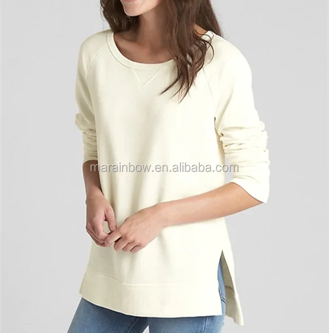 side split sweatshirt