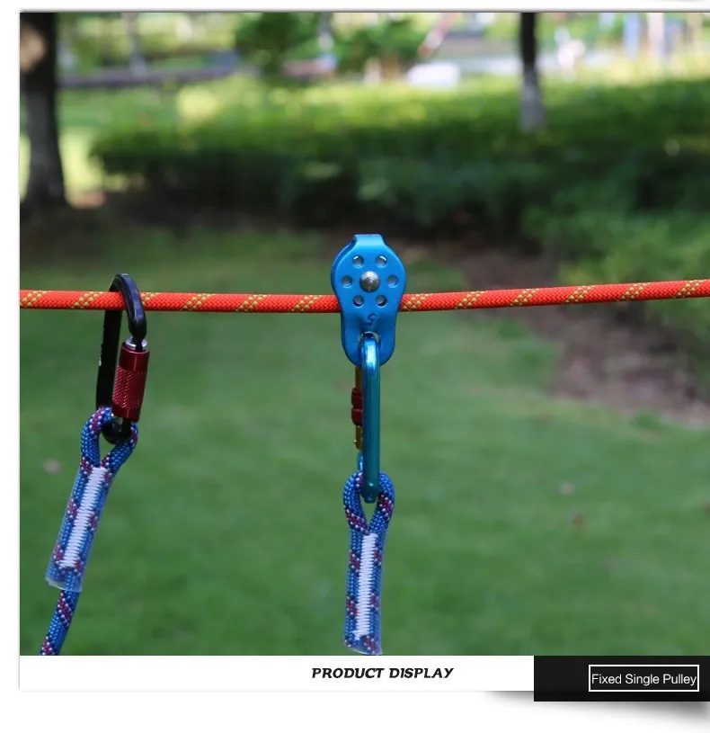 Professional Fixed Pulley Gear Mountaineering Rock Climbing Traverse