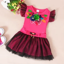Baby Girl Kids font b Children s b font Casual O neck Lotus Sleeve Decals font