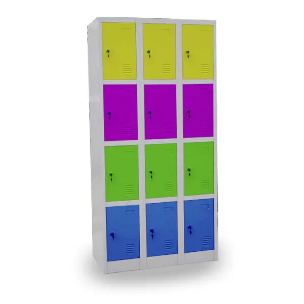 Luoyang Euloong 12 Doors Compartment Steel Locker Wardrobe With