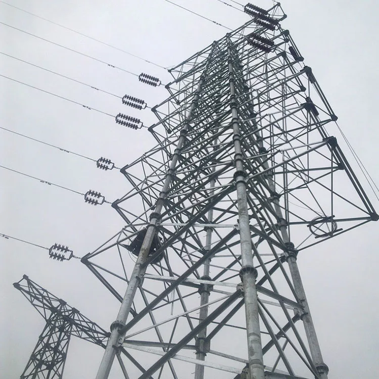 Electric Power Lattice Tower Transmission Line Electrical Tube ...