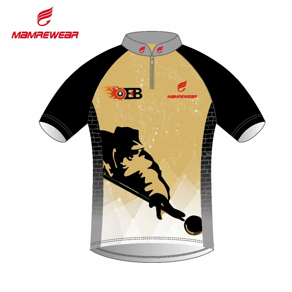American Club Cut Men Sublimation Billiard Jersey,Pool T Shirt - Buy American Club Cut Men 