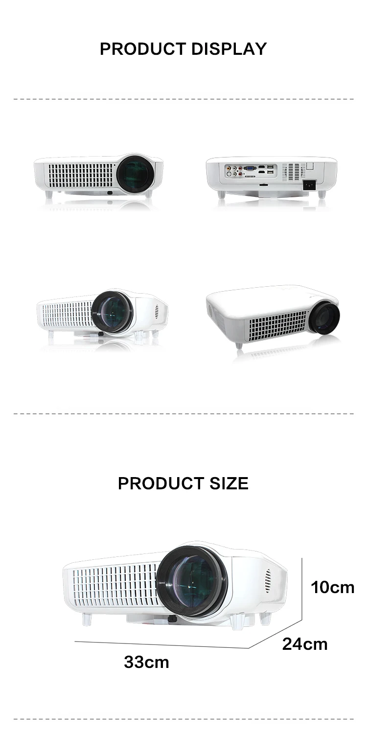 3d polarized watch phone projector for outdoor advertising