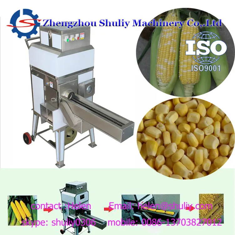 Sweet Corn Machine Fresh Corn Cob Remover Machine Fresh Corn Dehusker