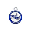 Custom Design Greek Letters Zeta Phi Beta Charm Founded 1920 Dove Sorority Sign College Society Pendants For Women