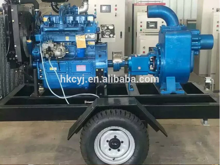 Portable 6 Inch Diesel Water Pump For Irrigation,Engineering,Mechanical