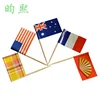 FDA LFGB DGCCRF Approved Decorative Cocktail Paper Flag Toothpick