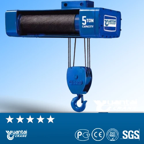 Yuantai Low Headroom Electric Wire Rope Hoist 5 Ton 10 Ton - Buy Low