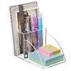 Executive Crystal Acrylic Office Desk Organizer Stationery Set