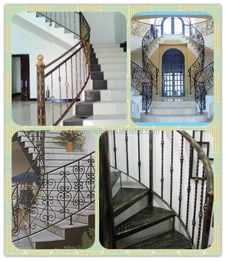 China Wrought Iron Stair Railing Parts For Outdoor Decoration Buy