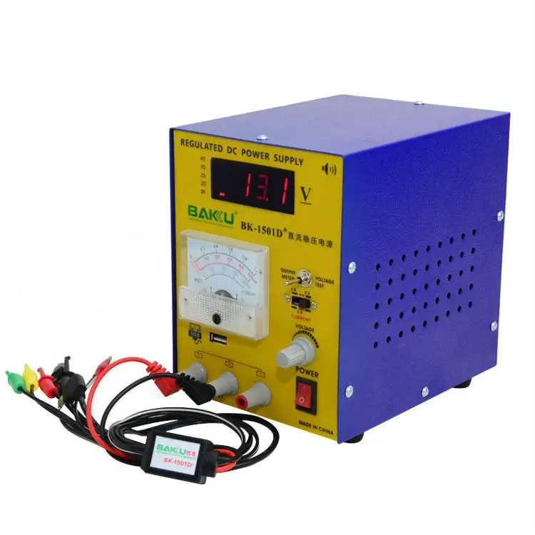 220v Baku 1501d+ 15v 1a Adjustable Dc Power Supply Mobile Phone Repair